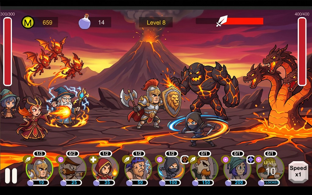 Battle scene