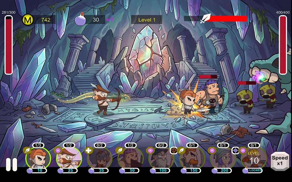 Level selection